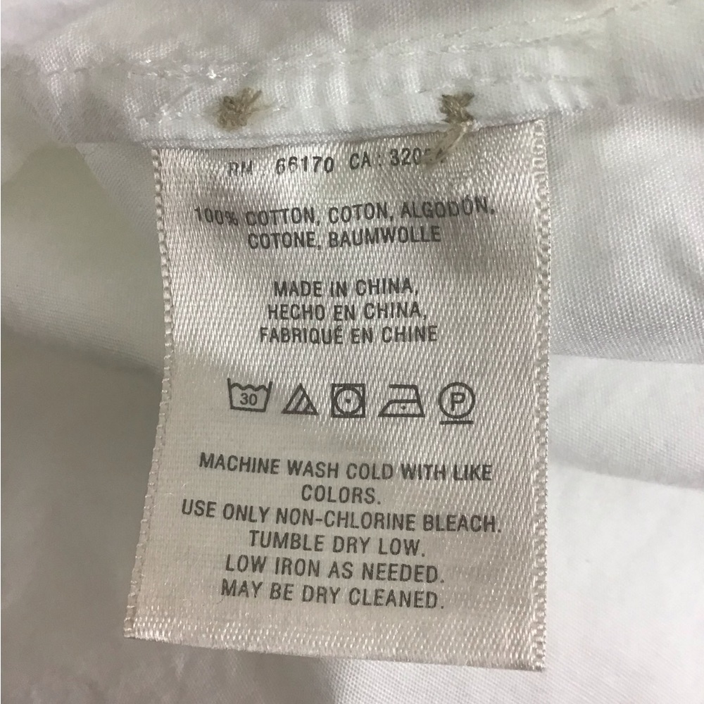 Anthropologie White Off-Shoulder Tunic Relaxed Fit - Picture 6 of 10